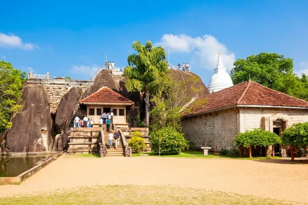isurumuniya rock temple anuradhapura sri lanka